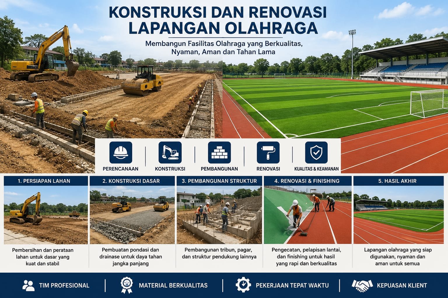 Teknisi sedang melakukan injeksi beton untuk memperbaiki keretakan struktur basement