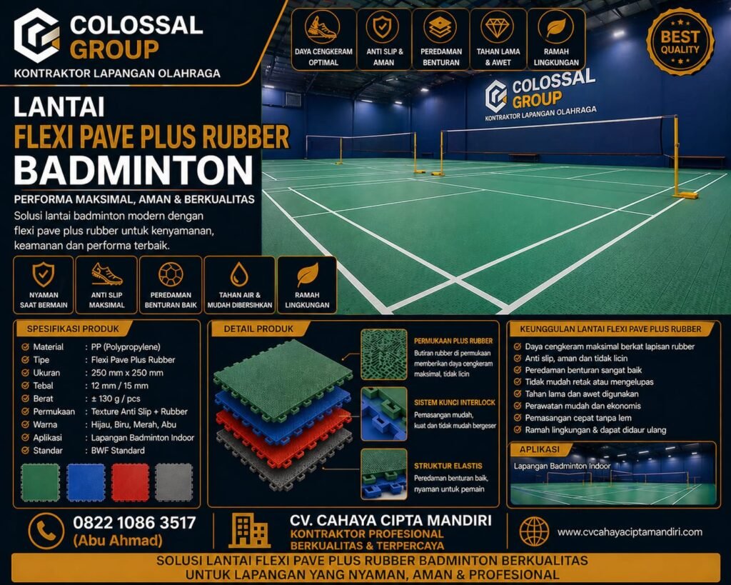 Kontraktor Lapangan Badminton Jawa Barat 2026