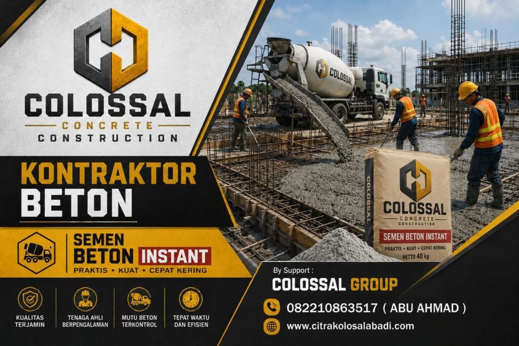 Jasa Beton Instant Jawa Barat Berkualitas 2026