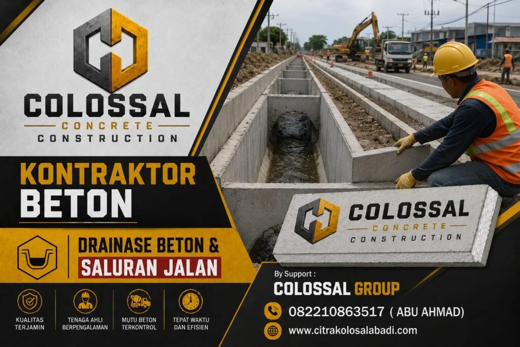 Kontraktor Drainase Beton Jawa Barat 2026