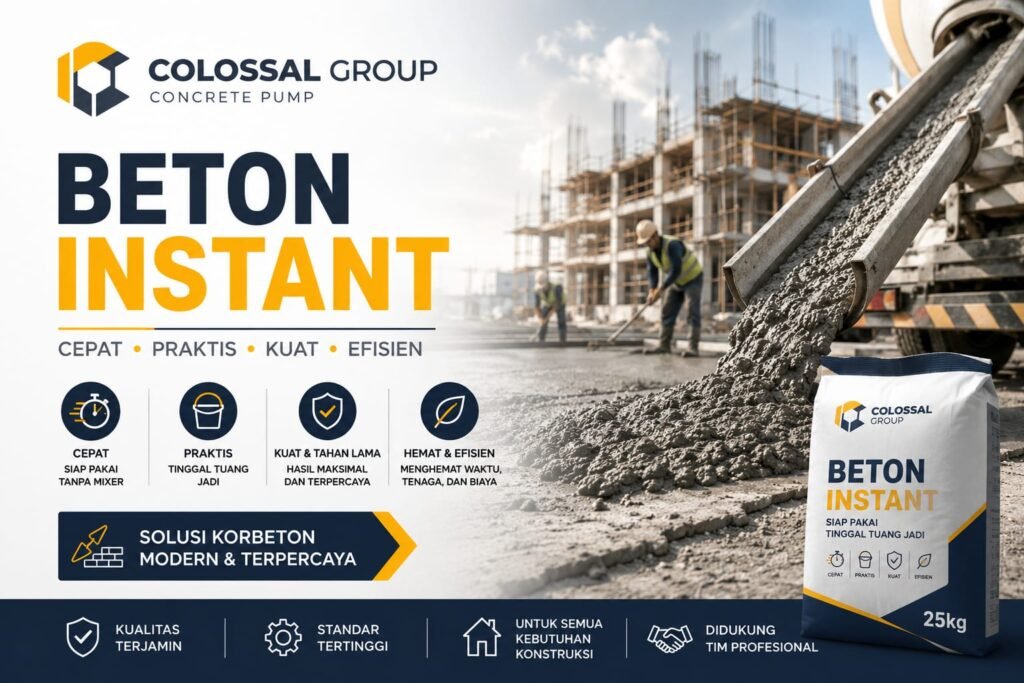 Beton Instant Depok Beton Instant Depok Berkualitas Praktis dan Kuat