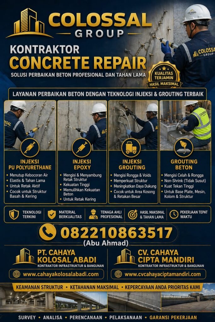 Spesialis Injeksi Beton Jagakarsa Spesialis Injeksi Beton Jagakarsa
